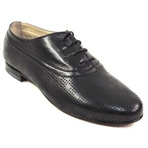ALBERTO CICCIOLI 🇮🇹 WOMEN'S BLACK SOFT LEATHER COMFORT SUMMER OXFORD STYLE